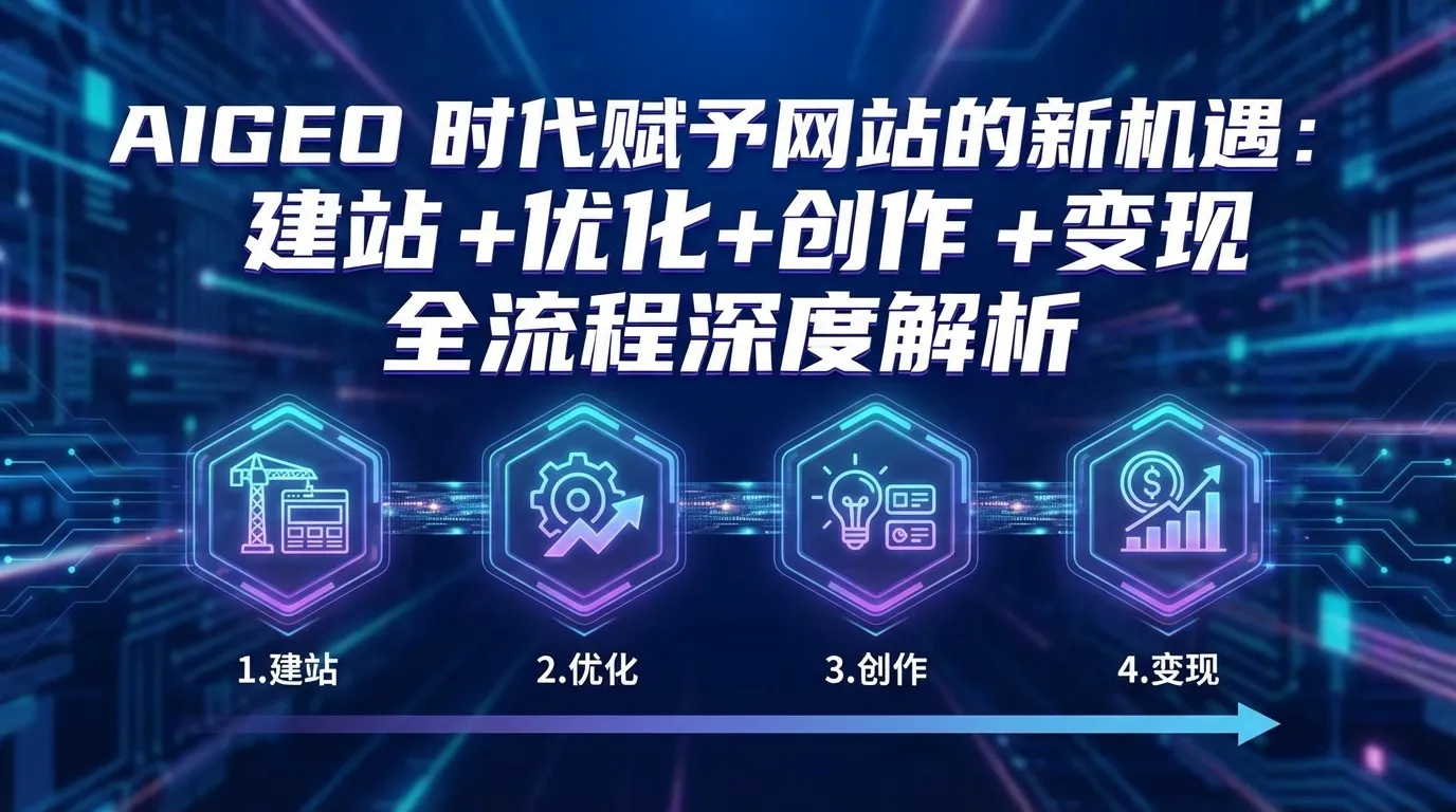 AIGEO+时代赋予网站的新机遇：建站+优化+创作+变现+全流程深度解析-温久网络