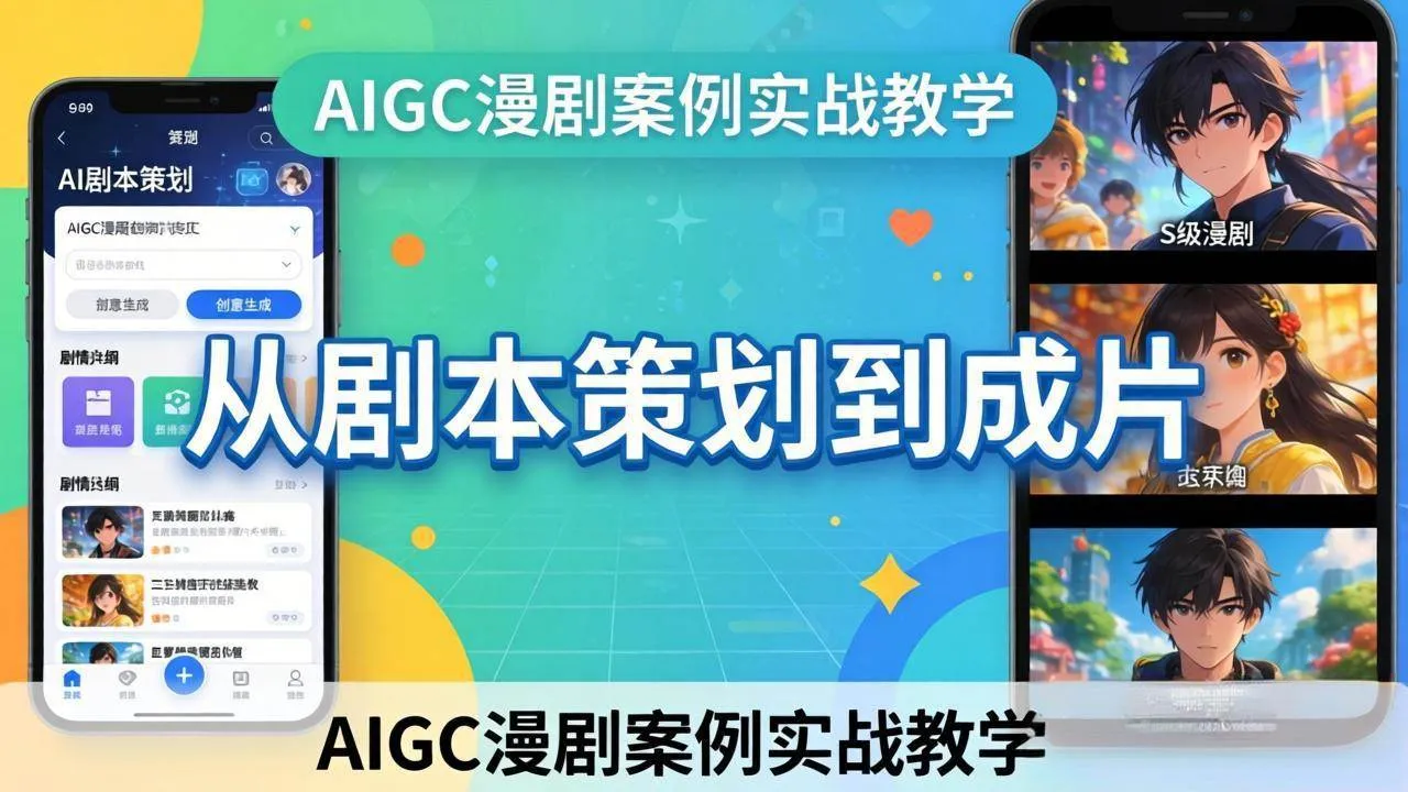（17817期）AIGC漫剧案例实战教学：从剧本策划到成片，手把手教学员用AI完成S级漫剧创作-温久网络