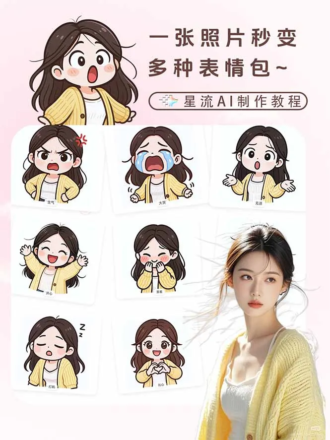 一张照片秒变N种专属表情包，三步搞定可爱搞怪治愈风，从此斗图聊天不再到处存别人图-温久网络