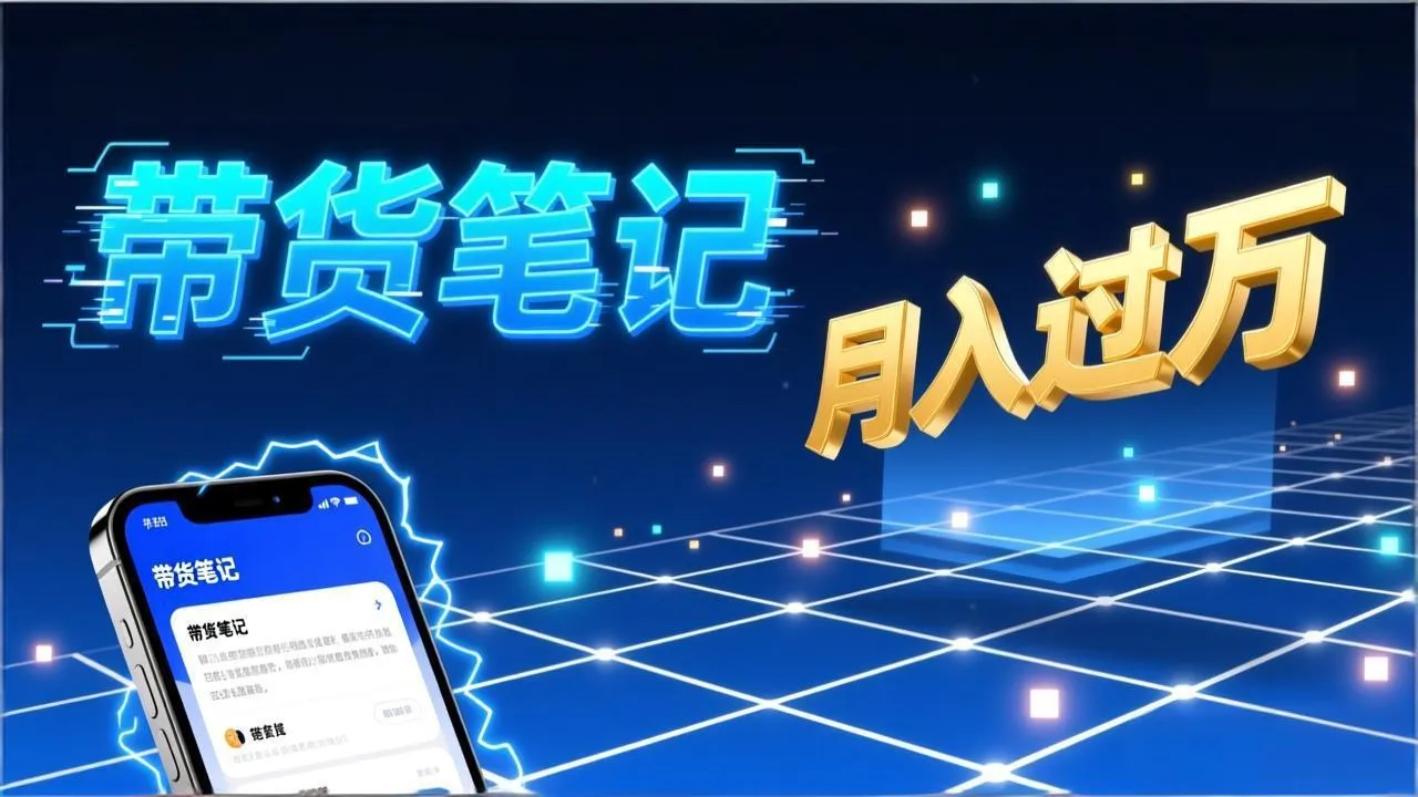 小红书爆款笔记带货实战：拆解封面标题正文全要素，手把手教你单篇笔记带货月入过万-温久网络