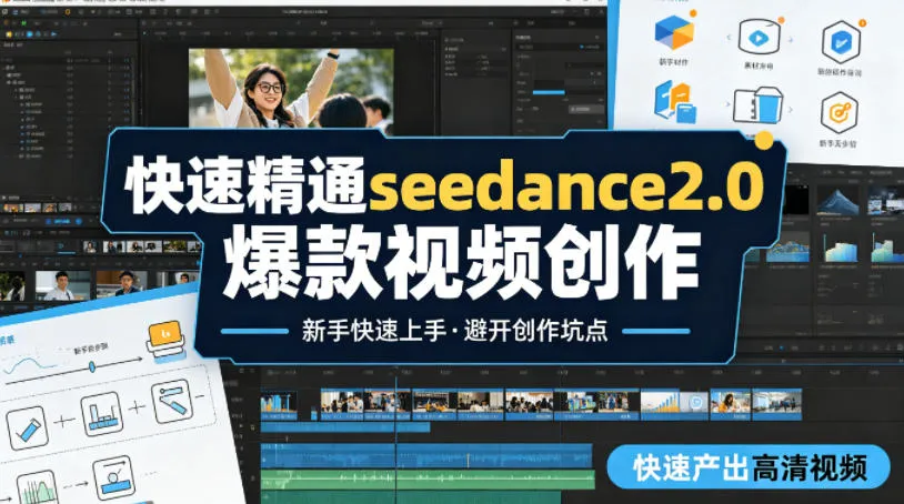 快速精通seedance2.0爆款视频创作，快速产出高清视频，避开大量创作坑点，新手也能快速上手-温久网络