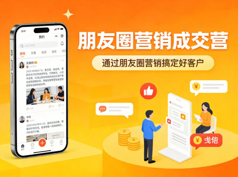 朋友圈营销成交营，通过朋友圈营销来搞定好客户-温久网络