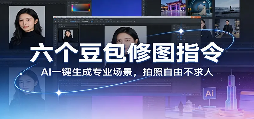 六个豆包修图指令：AI 一键生成专业场景，拍照自由不求人-温久网络