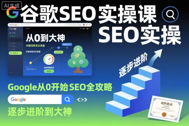 谷歌SEO实操课，Google从0开始SEO全攻略，逐步进阶到大神(更新26年)-温久网络