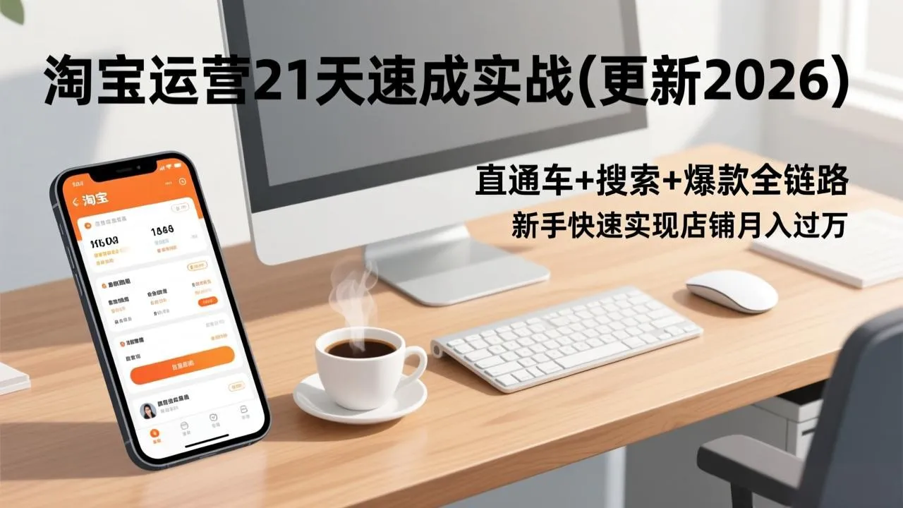 淘宝运营21天速成实战(更新3月-温久网络