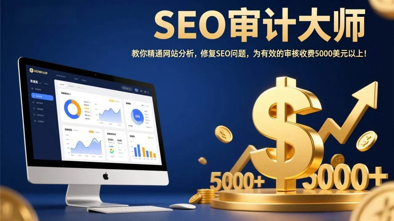（17475期）SEO审计大师：教你精通网站分析，修复SEO问题，为有效的审核收费5000美元以上！-温久网络