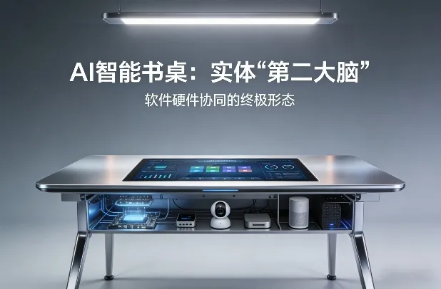 AI智能书桌搭建，构建你的实体“第二大脑”，软件硬件协同的终极形态-温久网络