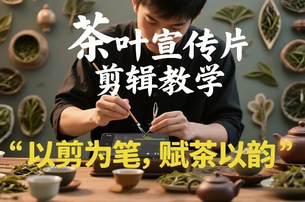 茶叶宣传片剪辑教学，以剪为笔，赋茶以韵，新手也能拍出高级感-温久网络