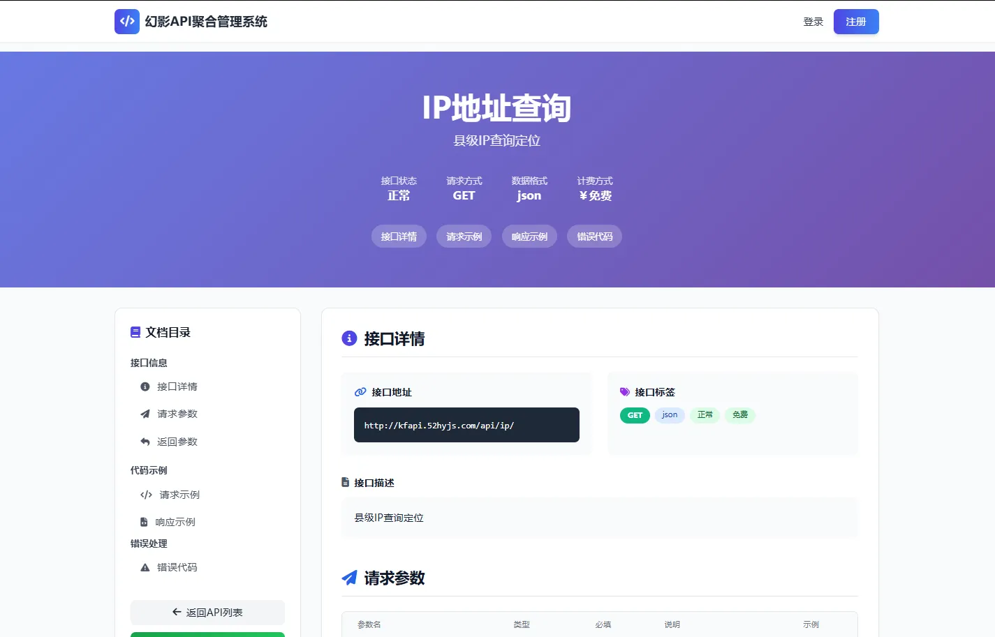 幻影API聚合管理系统源码 幻影API聚合管理系统源码