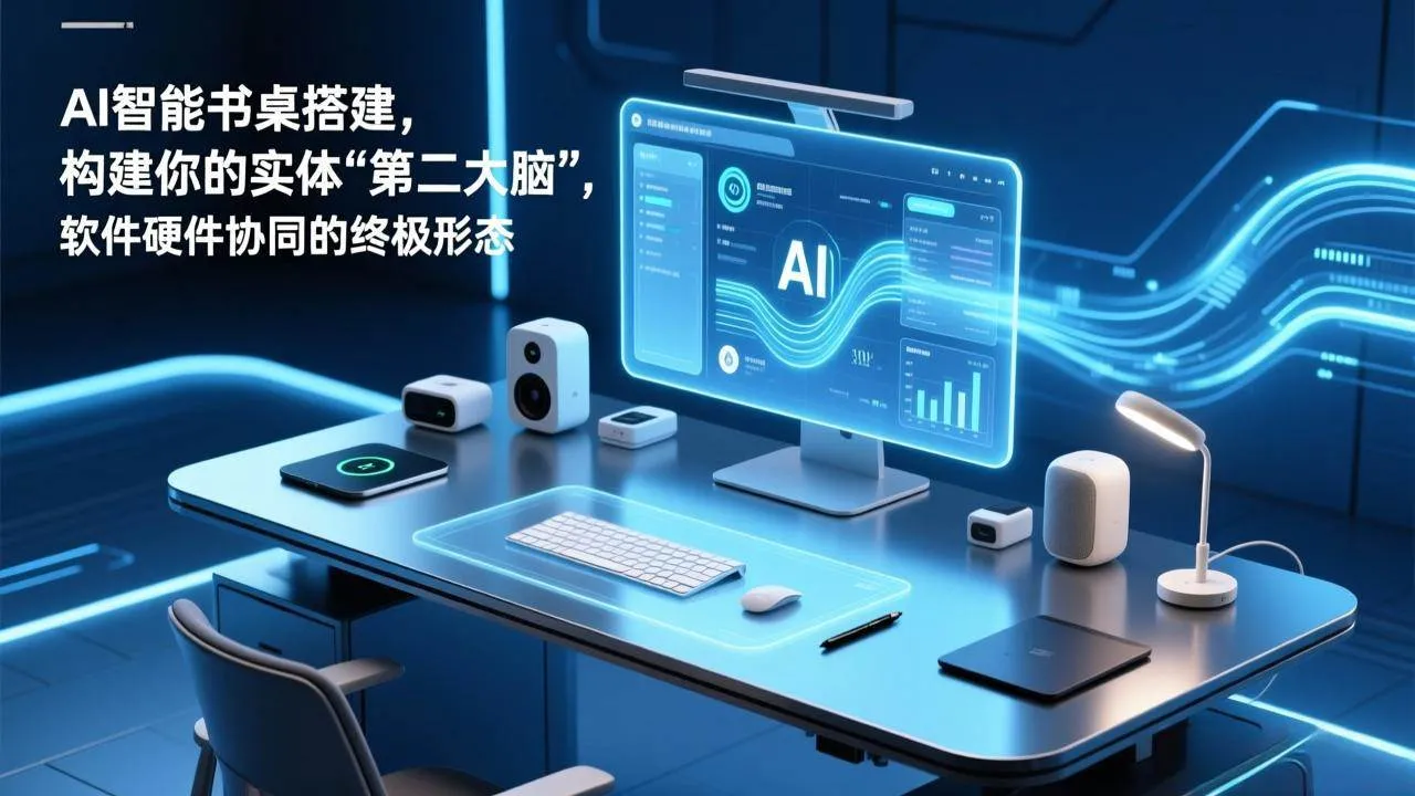 （17363期）AI智能书桌搭建，构建你的实体“第二大脑”，软件硬件协同的终极形态-温久网络
