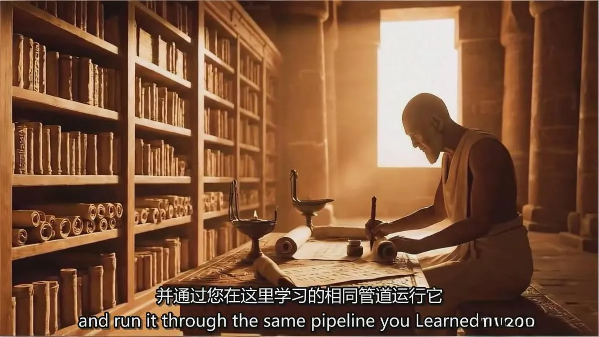 AI电影制作终极指南：从创意到成片，系统掌握智能影视全流程实战课(中英字幕