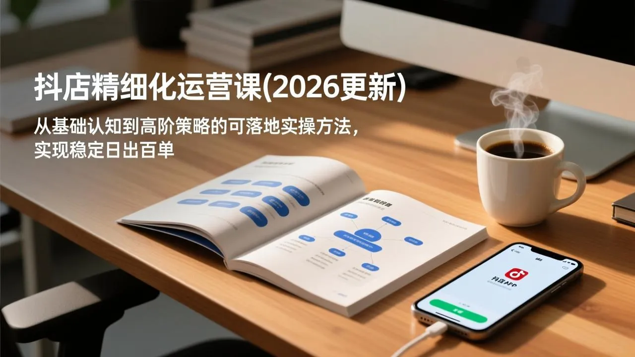 抖店精细化运营课(2026更新-温久网络