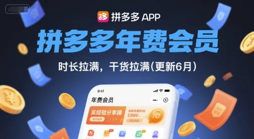 拼多多年费会员，实经验分享操，时长拉满，干货拉满(更新26年2月)-温久网络